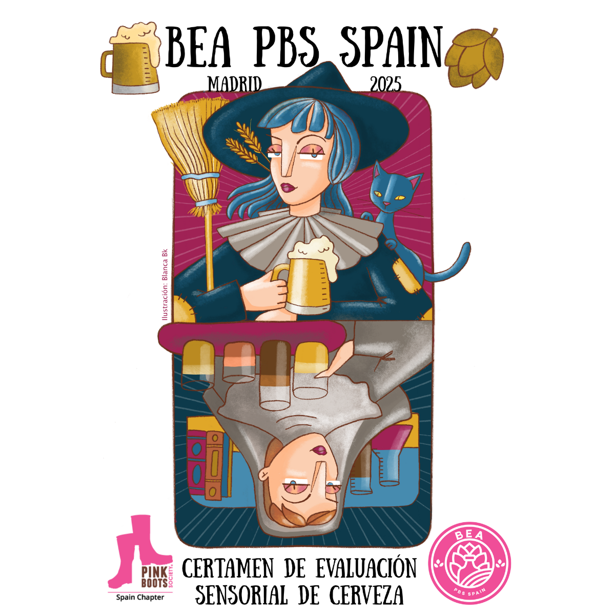 Cartel oficial del certamen BEA PBS SPAIN 2025